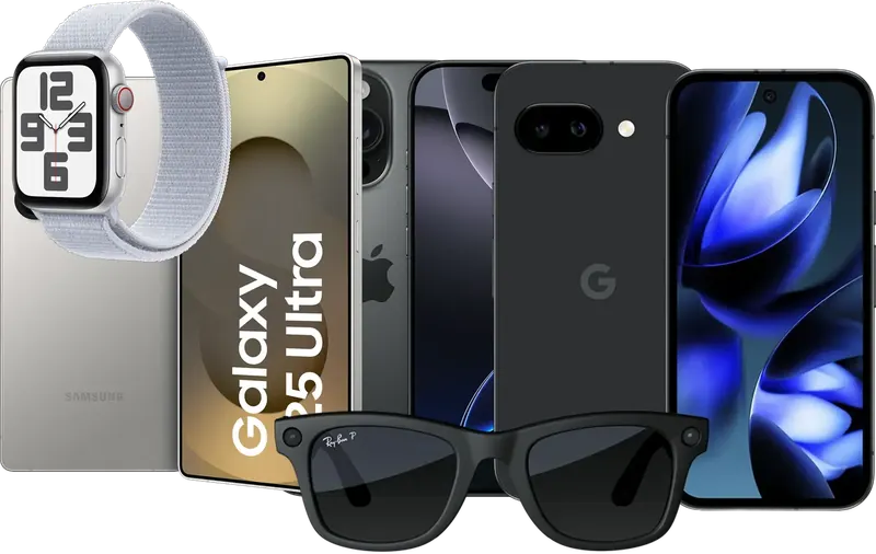 Smartphone mit Mobilfunktarif-Auswahl